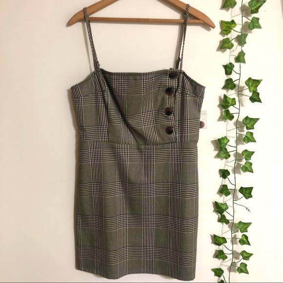 Urban Outfitters Danielle Plaid Mini Dress - Picture 4 of 11